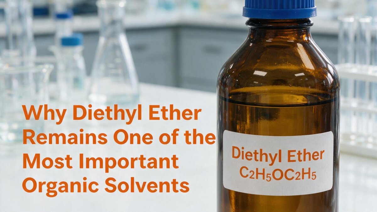 Why Diethyl Ether Remains One of the Most Important Organic Solvents